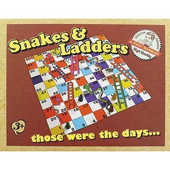 RETRO SNAKE & LADDER GAME. D10045